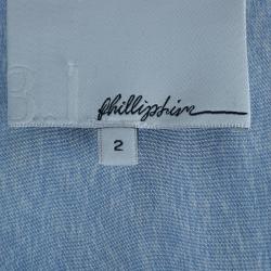 مملوكة مسبقًا 3.1 Phillip Lim Denim Effect Dress Romper S