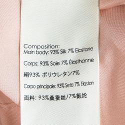 Pre Owned بنطلون 3.1 قيليب ليم خوخي جيوب ديرابيه وسط مطاطي M