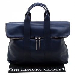 Pre Owned حقيبة 3.1 فيليب ليم ساعة 31 جلد كحلية