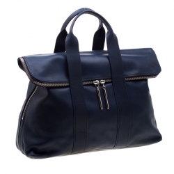 Pre Owned حقيبة 3.1 فيليب ليم ساعة 31 جلد كحلية