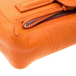 مملوكة مسبقًا حقيبة 3.1 فيليب ليم باشلي ميني جلد برتقالية