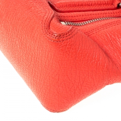 Pre Owned حقيبة 3.1 فيليب ليم بيشلي متوسطة جلد برتقالية