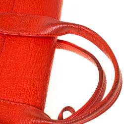 Pre Owned حقيبة 3.1 فيليب ليم بيشلي متوسطة جلد برتقالية