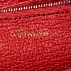 Pre Owned حقيبة 3.1 فيليب ليم بيشلي متوسطة جلد برتقالية