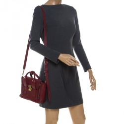 Pre Owned 3.1 Phillip Lim Red Leather Mini Pashli Satchel