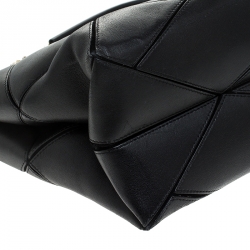 Pre Owned Roger Vivier Black Leather Prismick Tote