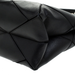 Pre Owned Roger Vivier Black Leather Prismick Tote