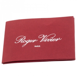 Pre Owned Roger Vivier Black Leather Prismick Tote