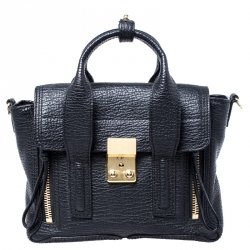 Pre Owned 3.1 Phillip Lim Black Leather Mini Pashli Satchel