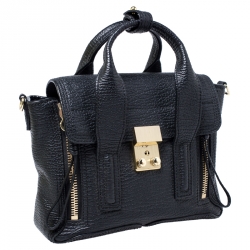 Pre Owned 3.1 Phillip Lim Black Leather Mini Pashli Satchel