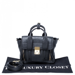 Pre Owned 3.1 Phillip Lim Black Leather Mini Pashli Satchel