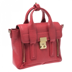 Pre Owned 3.1 Phillip Lim Red Leather Mini Pashli Satchel