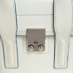 Pre Owned حقيبة 3.1 فيليب ليم باشلي ميني جلد أبيض