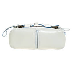 Pre Owned حقيبة 3.1 فيليب ليم باشلي ميني جلد أبيض