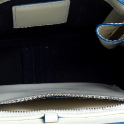 Pre Owned حقيبة 3.1 فيليب ليم باشلي ميني جلد أبيض