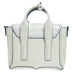 Pre Owned حقيبة 3.1 فيليب ليم باشلي ميني جلد أبيض