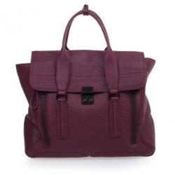 Pre Owned 3.1 Phillip Lim Purple Leather Large Pashli Tote