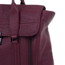 Pre Owned 3.1 Phillip Lim Purple Leather Large Pashli Tote