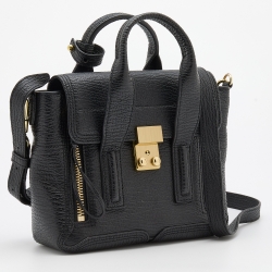 Pre Owned 3.1 Phillip Lim Black Leather Mini Pashli Satchel