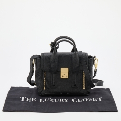Pre Owned 3.1 Phillip Lim Black Leather Mini Pashli Satchel