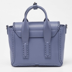 3.1 Phillip Lim Blue Leather Mini Pashli Satchel
