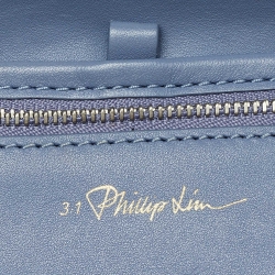 3.1 Phillip Lim Blue Leather Mini Pashli Satchel