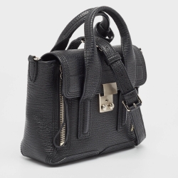 3.1 Phillip Lim Black Leather Mini Pashli Satchel