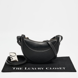 Pre Owned Polene Black Leather Numéro Dix Shoulder Bag