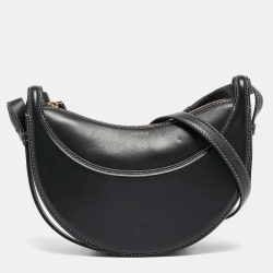 Pre Owned Polene Black Leather Numéro Dix Shoulder Bag