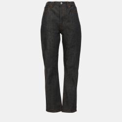 Cotton Straight Leg Jeans