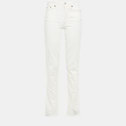 Cotton Straight Leg Jeans