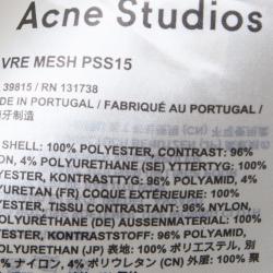 Pre Owned Acne Studios Off White Oversized Avre Mesh Top S