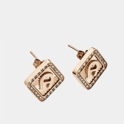 Aigner Crystal Gold Tone Necklace Set