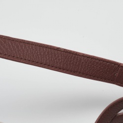 Pre Owned Aigner Old Rose/Brown Leather and Suede Top Handle Bag