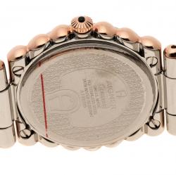 Pre Owned Aigner Rose Gold Tone Stainless Steel Grassano A109200 Women's Wristwatch 30 mm