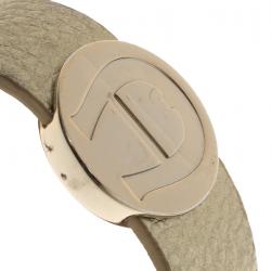 Pre Owned سوار إيغنر ذهبي اللون بالشعار عريض