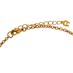 مملوكة مسبقًا Aigner Mother Of Pearl and Crystal Cesena Necklace