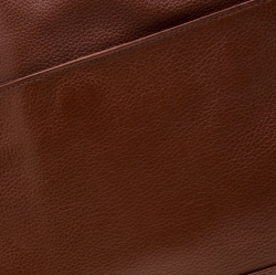 Pre Owned Aigner Brown Leather Dome Satchel