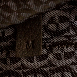 Pre Owned Aigner Grey Leather Mini Pina Crossbody Bag