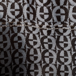 Pre Owned Aigner Grey Leather Mini Pina Crossbody Bag