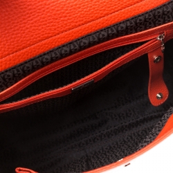 Pre Owned Aigner Multicolor Coated Canvas and Leather Satchel