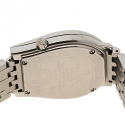 Pre Owned Aigner Verona Mother of Pearl Diamond Stainless Steel Women's Wristwatch 33 mm