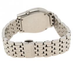 Pre Owned Aigner Verona Mother of Pearl Diamond Stainless Steel Women's Wristwatch 33 mm