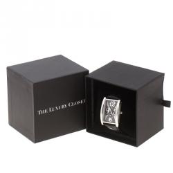 Pre Owned Aigner Black Stainless Steel Modena Nudo Women's Wristwatch 30MM