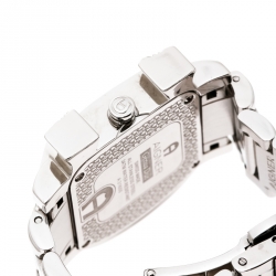 Pre Owned Aigner Mother of Pearl Stainless Steel Genua Due A31600 Women's Wristwatch 31 mm