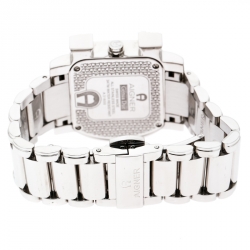 Pre Owned Aigner Mother of Pearl Stainless Steel Genua Due A31600 Women's Wristwatch 31 mm