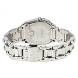 Pre Owned Aigner White Stainless Steel Verona Women's Wristwatch 33MM