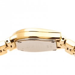 Pre Owned Aigner Yellow Gold Plated Stainless Steel Ravenna A02200 Women's Wristwatch 24 mm