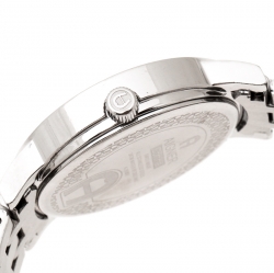 Pre Owned Aigner Silver Stainless Steel Cortina A26300 Women's Wristwatch 35 mm