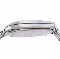 Pre Owned Aigner Silver Stainless Steel Diamonds Ravenna Nuovo A25400 Wristwatch 30 mm